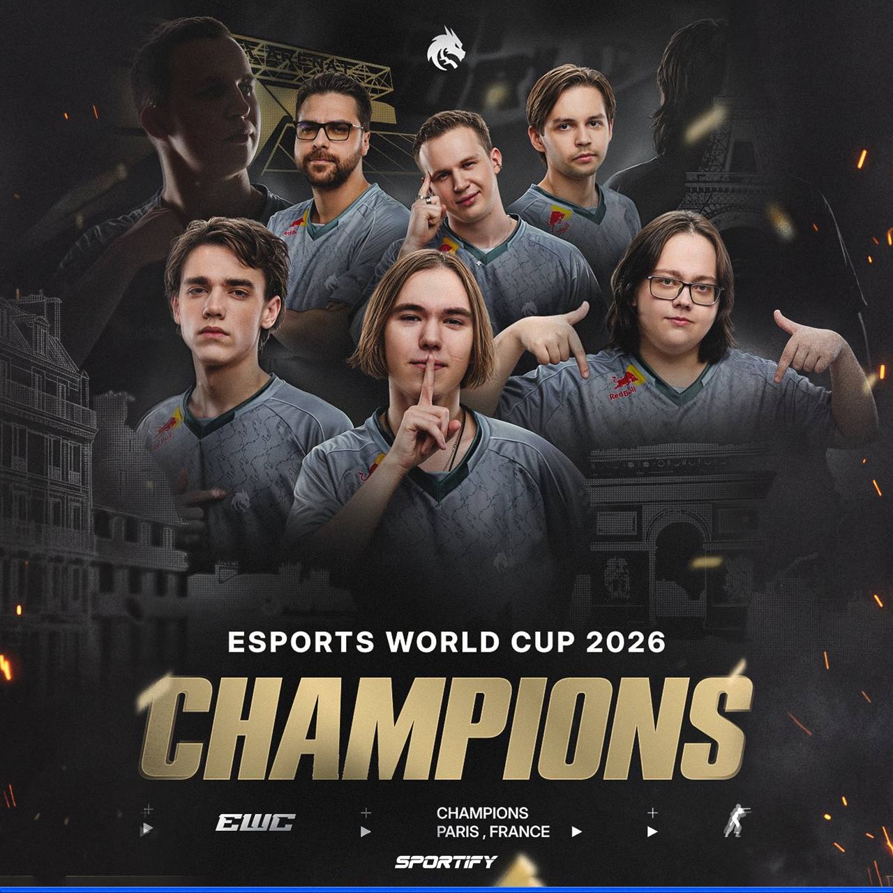 TEAM SPIRIT — ЧЕМПИОНЫ ESPORTS WORLD CUP 2026!